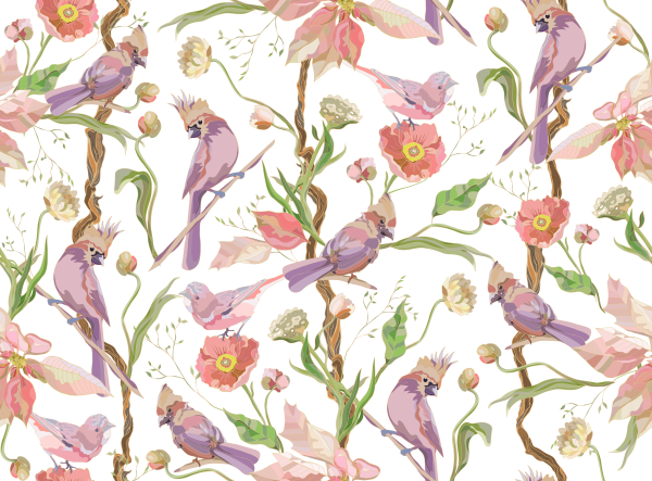 Birds in Pastel