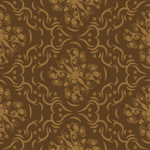 Brown Baroque Pattern