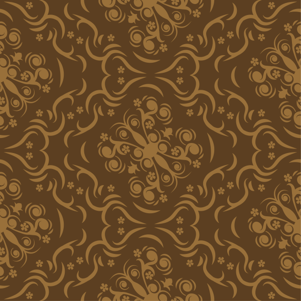Brown Baroque Pattern