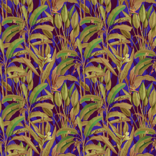 Violet Banana Leaves