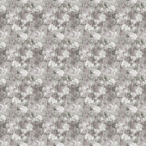 White Flowers on Graphite
